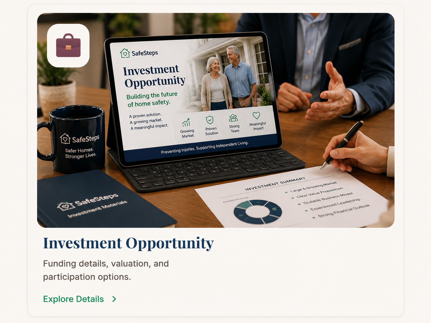 Investment Opportunity — SafeSteps