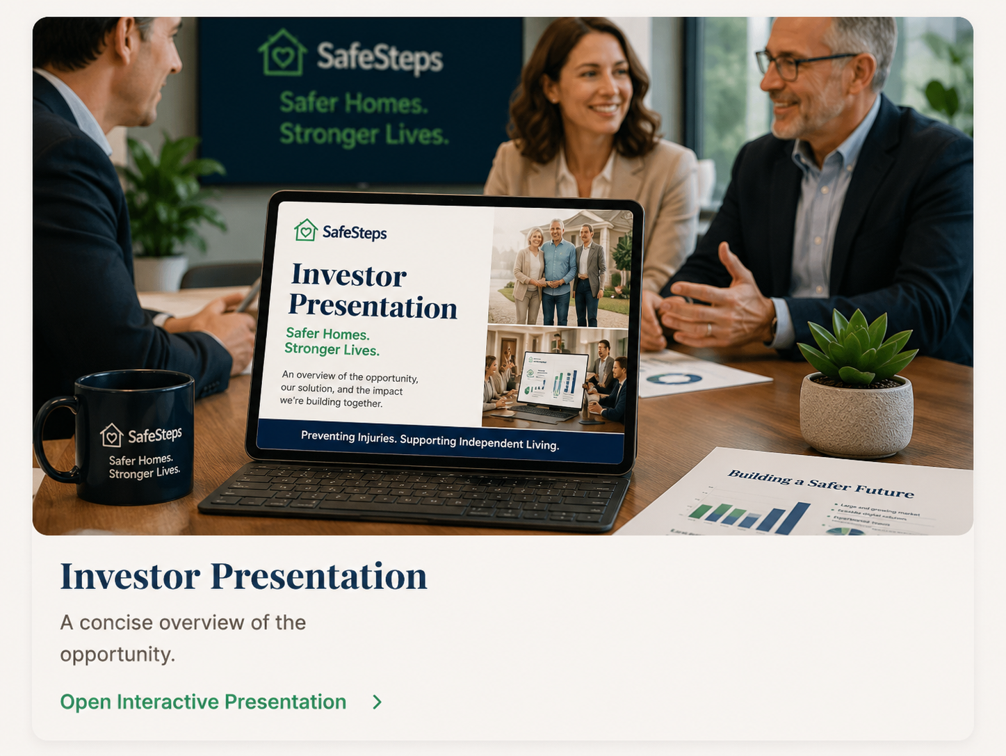 Investor Presentation — SafeSteps
